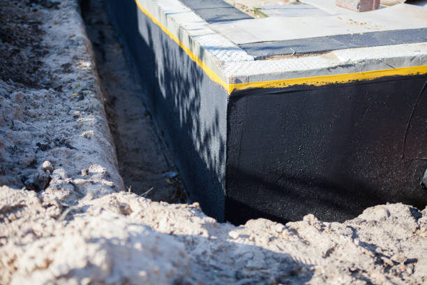 Residential Waterproofing installation at a The Plains, VA home by SJ Waterproofing Pros